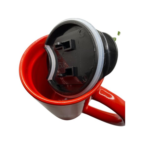 Peanuts Ceramic Travel Mugs/M1Cups Set Of 4 With Lids Inspiration Cartoon Snoopy - Picture 4 of 12